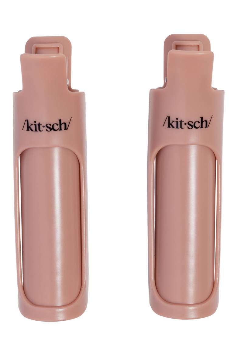 2-Piece Volumizing Hair Clips, Alternate, color, TERRACOTTA