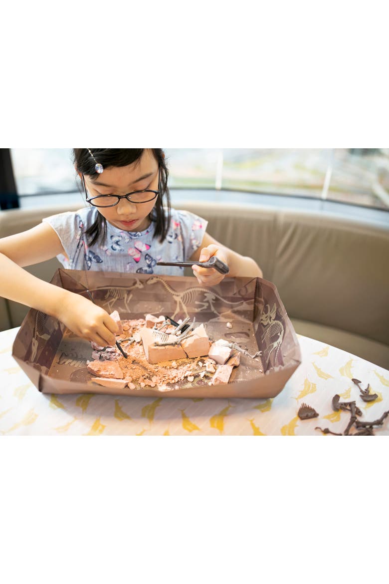 KidzLabs Dig A Dinosaur Skeleton, Tyrannosaurus Rex Kit, Alternate, color, Multicolored