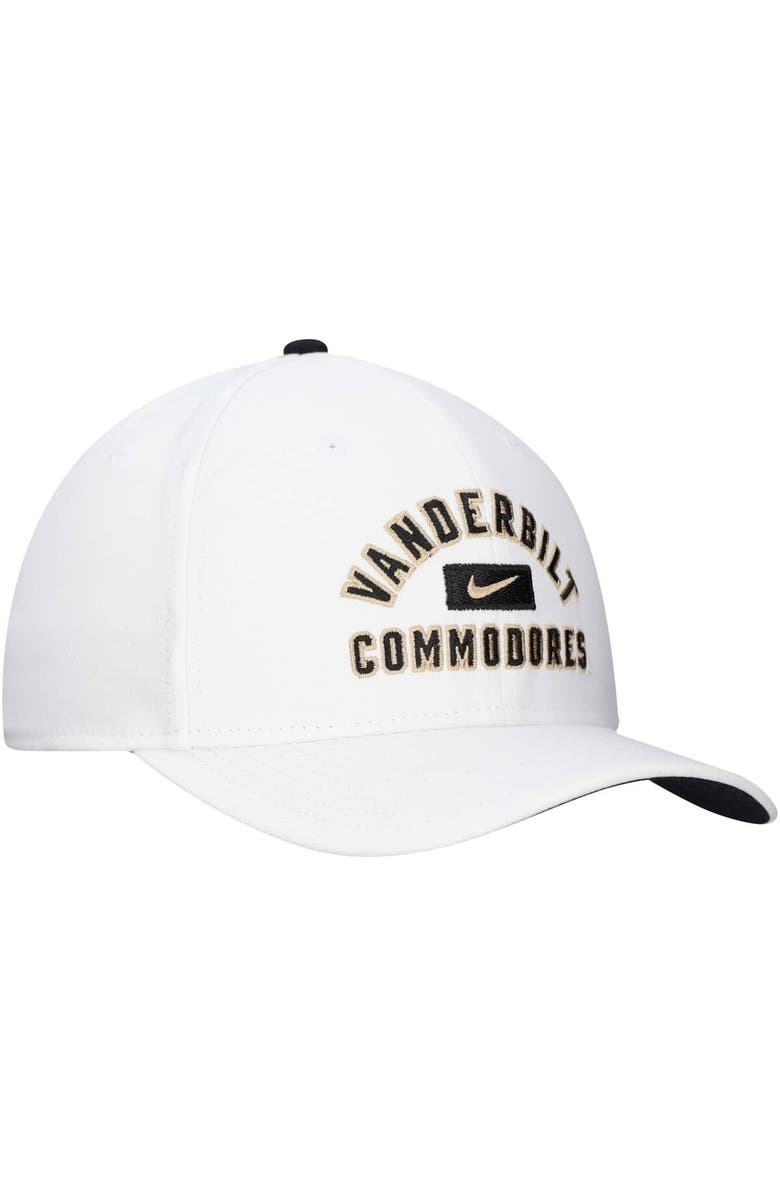 Nike Men's Nike White Vanderbilt Commodores Rise Flex Hat, Alternate, color, White