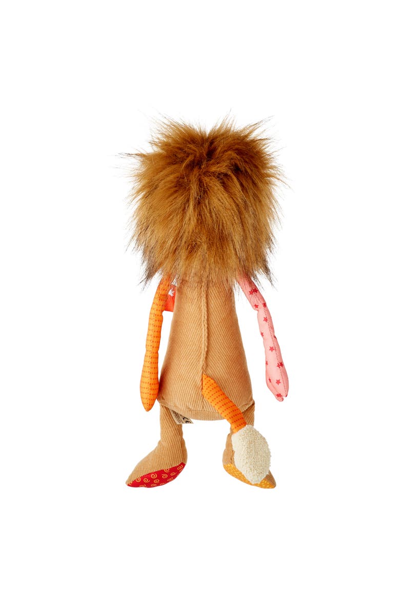 Patchwork Lion Plush Toy, Alternate, color, Multicolored