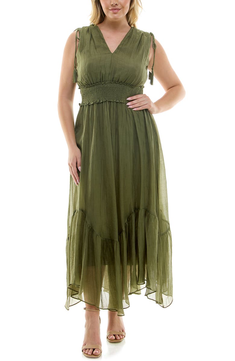 knee length dresses for ladies Taylor Midi Dress, 8 / White Multi main image 1