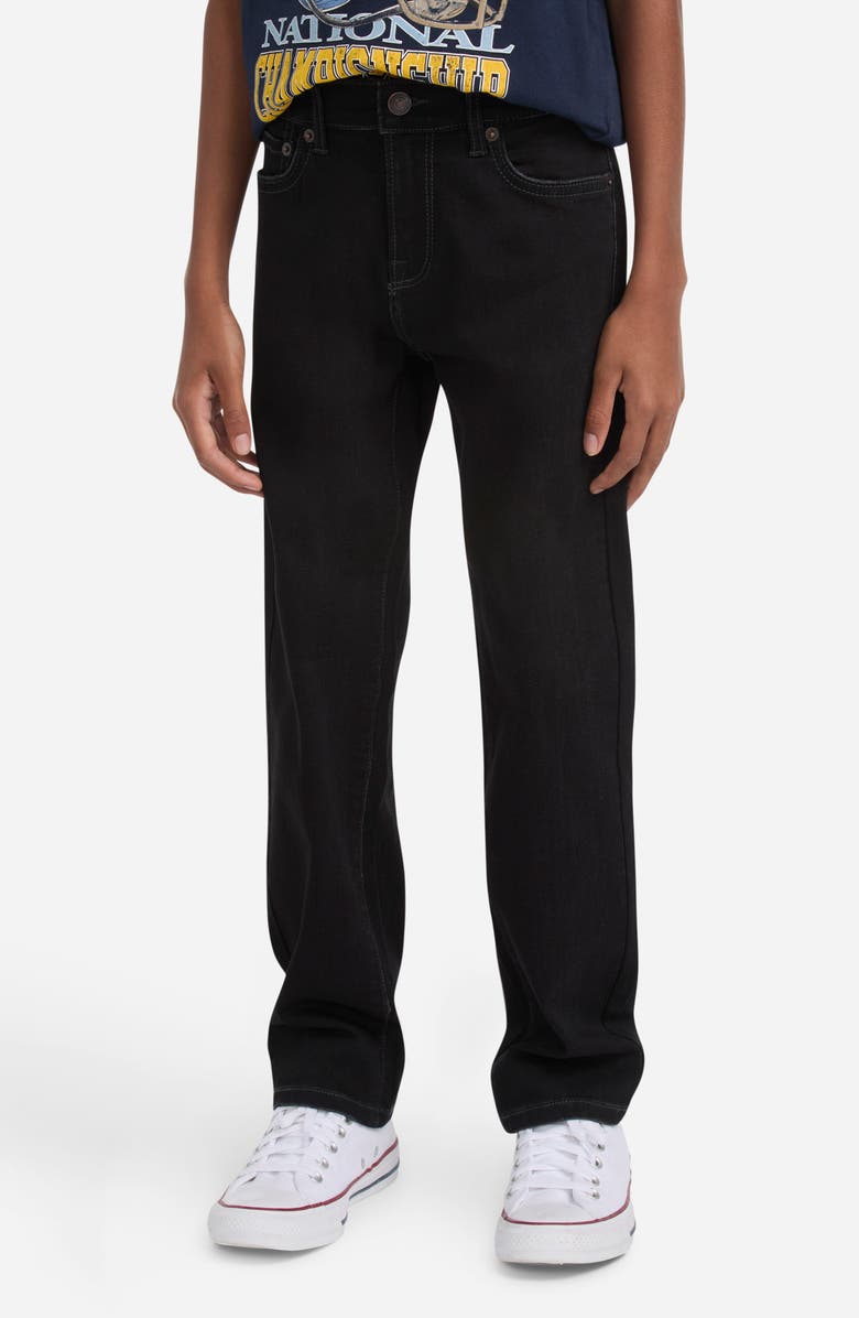 abercrombie kids Kids' Straight Fit Jeans, Alternate, color, Chill