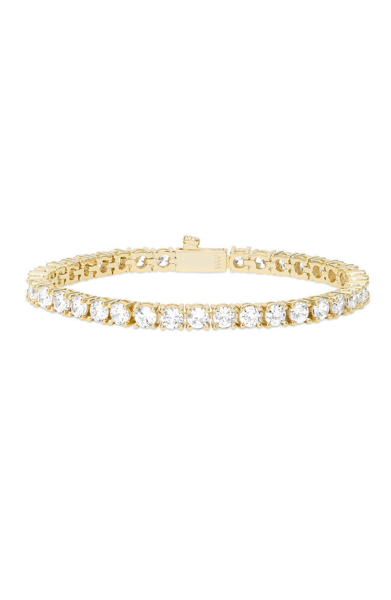 Melinda Maria Grand Heiress Cubic Zirconia Tennis Bracelet, Main, color,
