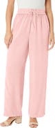 Roaman's Plus Size Acid Wash Pants