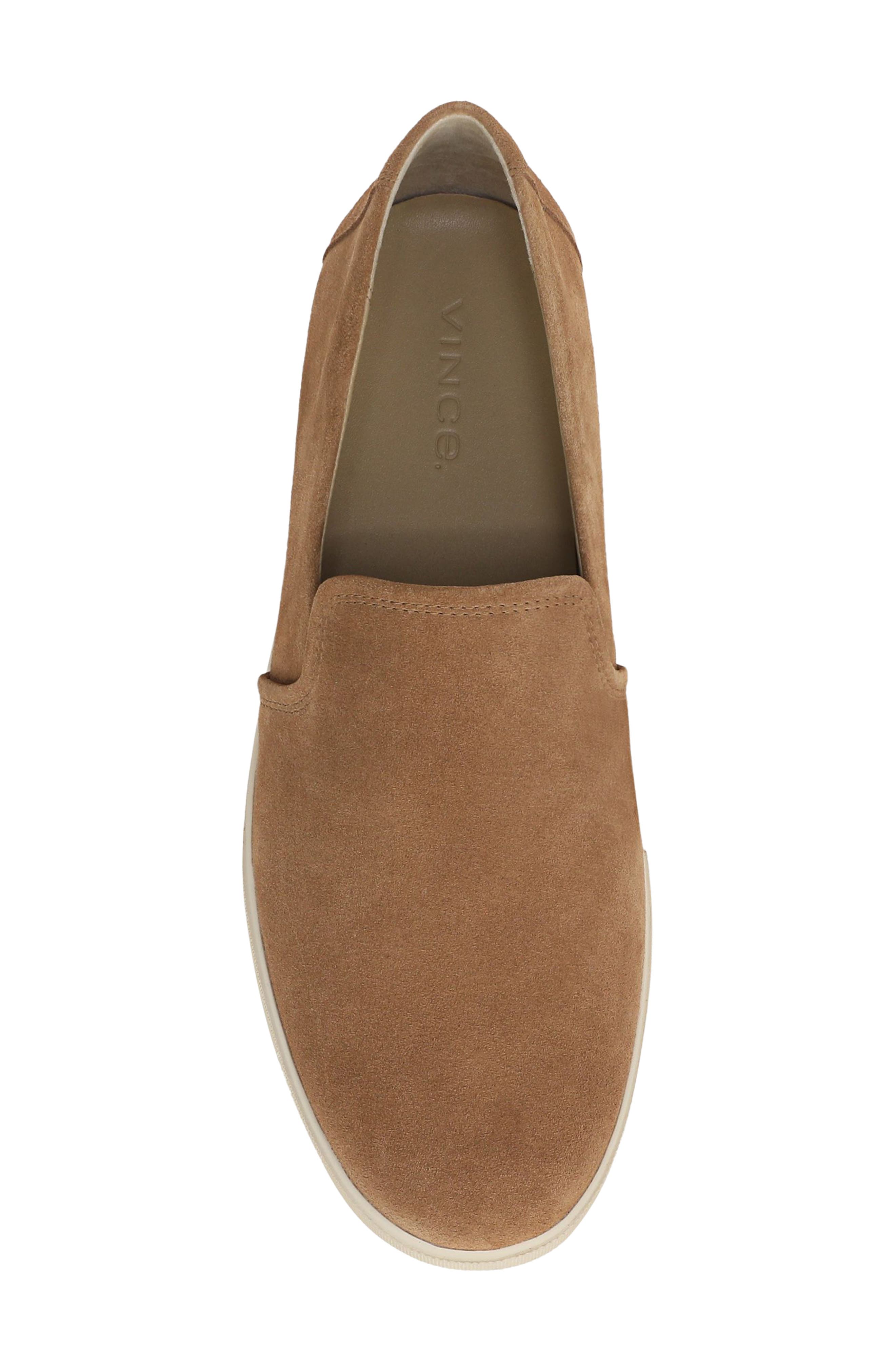 Vince Sean Suede Loafer Sneaker, Alternate, color, Birchwood