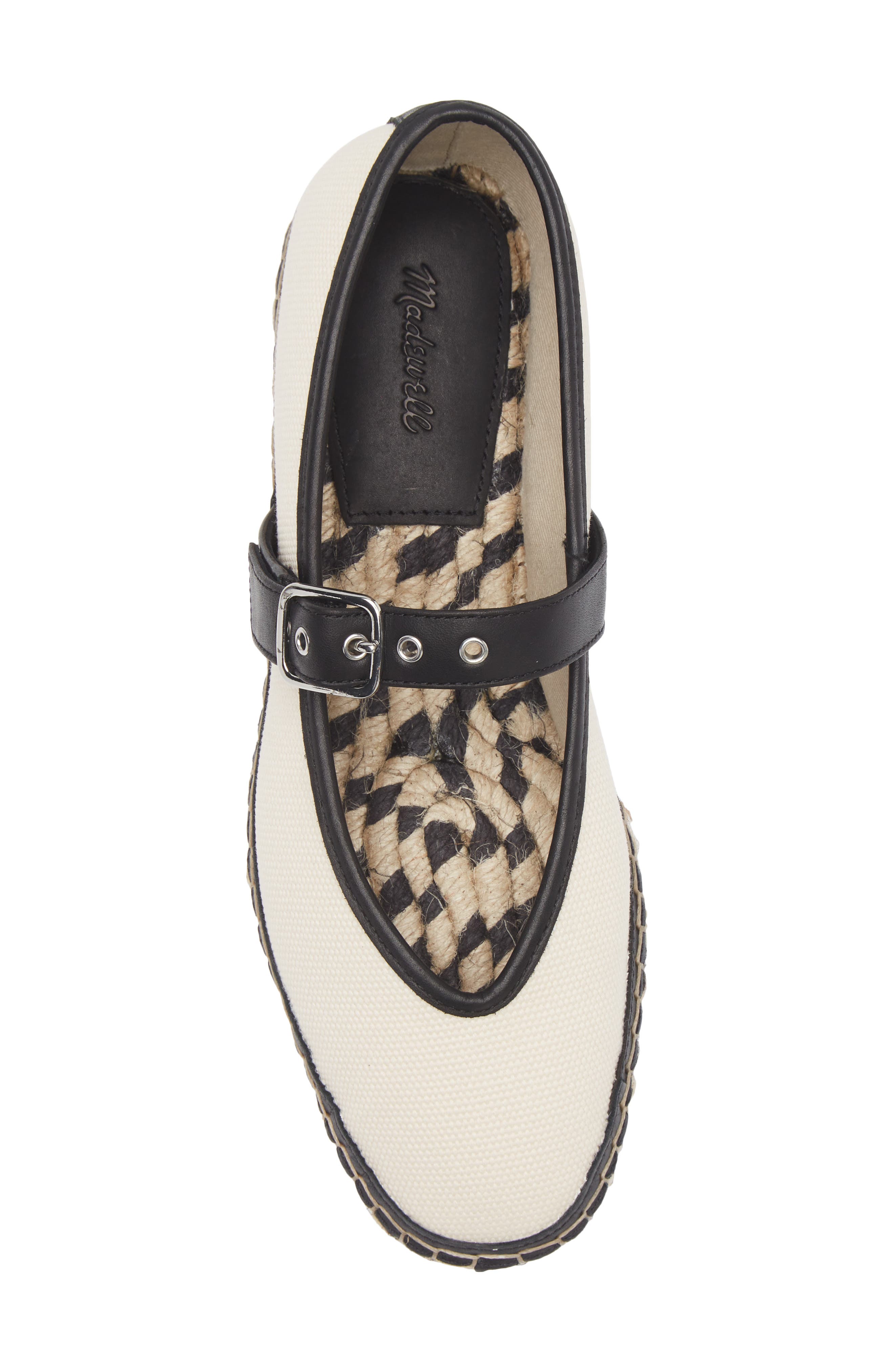 Madewell The Remy Espadrille Mary Jane Flat, Alternate, color, Natural Multi