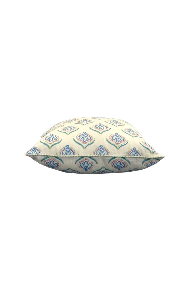 The Peacock Palette Morni Linen Pillow Cover, Alternate, color, Linen - 20" X 20"