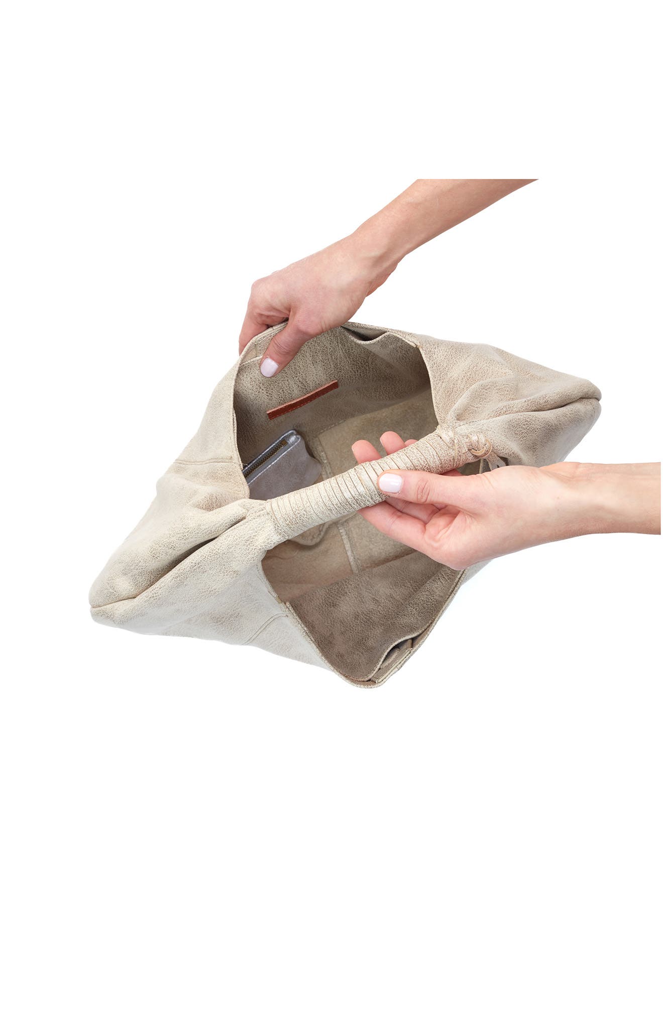 HOBO Eclipse Medium Leather Hobo Bag, Alternate, color, 