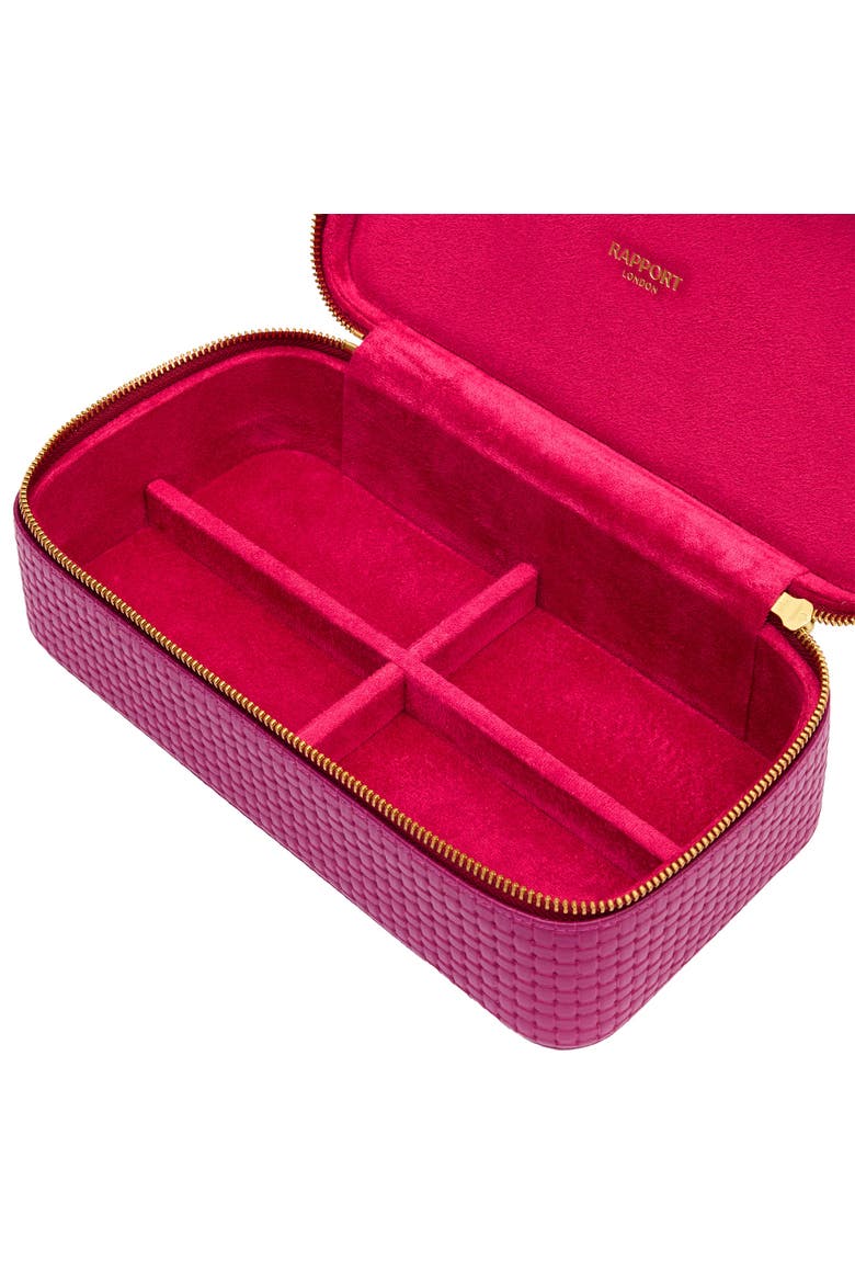 Charlotte Jewelry Case, Alternate, color, Pink