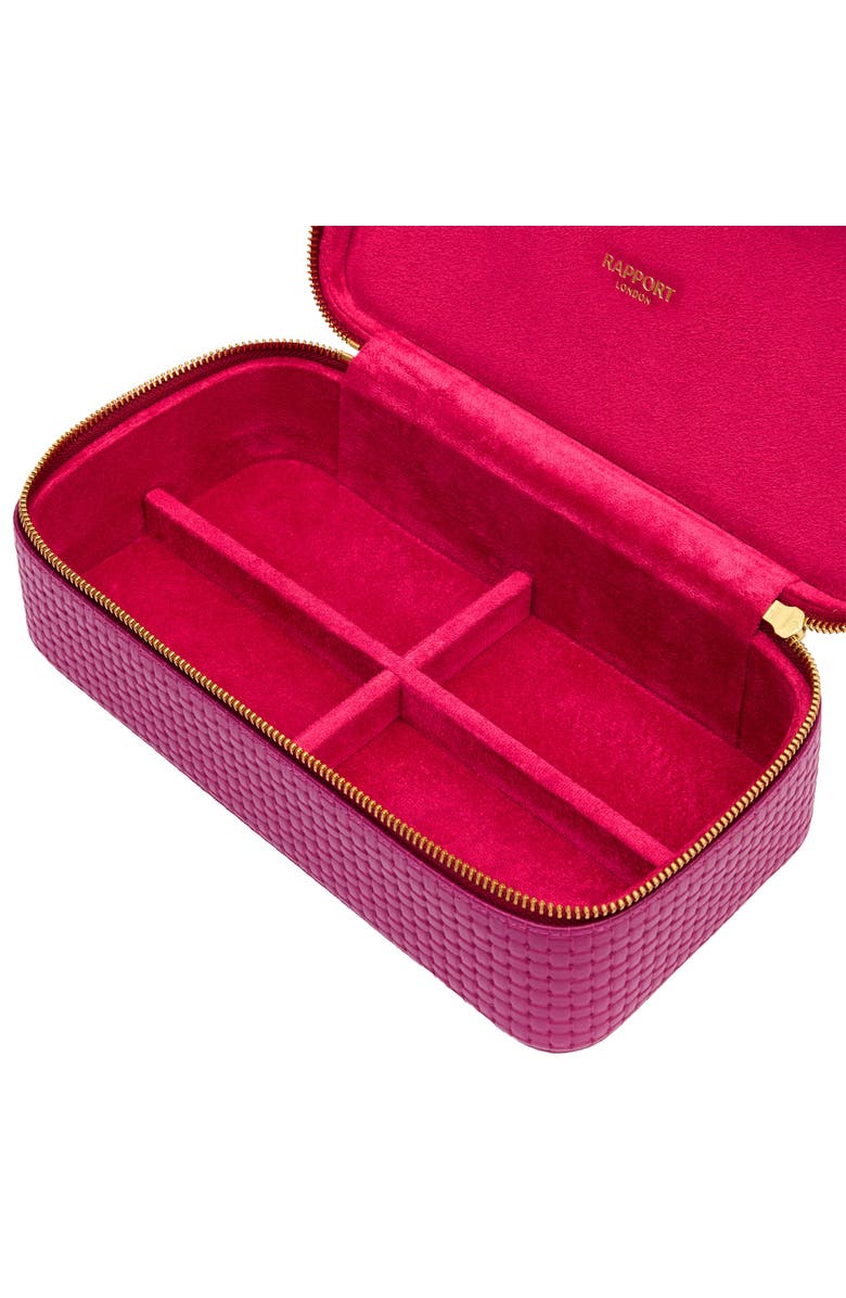 Rapport London Charlotte Jewelry Case, Alternate, color, Pink
