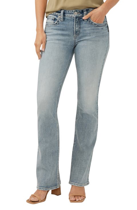 Suki Curvy Mid Rise Bootcut Jeans