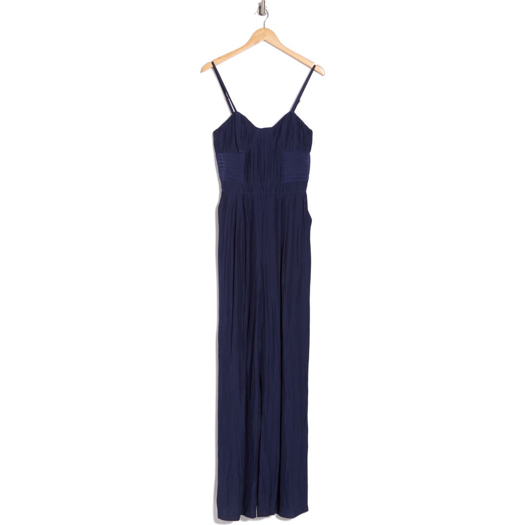 RAMY BROOK RAMY BROOK LORETTA PLEATED WIDE LEG JUMPSUIT