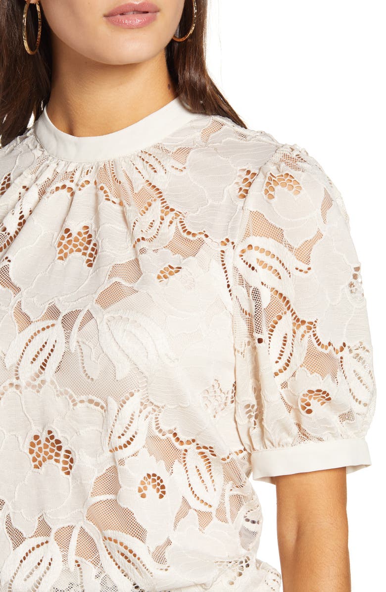 VERO MODA Elita Lace Top, Alternate, color,