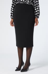 Marina Rinaldi Osaka Cady Pencil Skirt