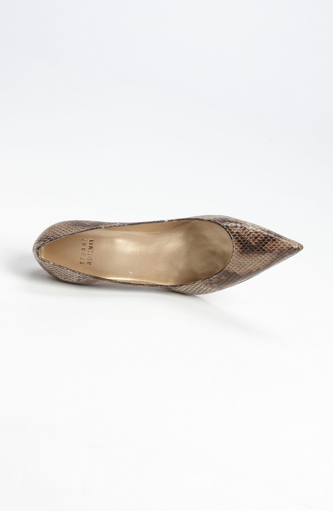 'Naughty' Pump, Alternate, color, TAUPE PAINTED SNAKE