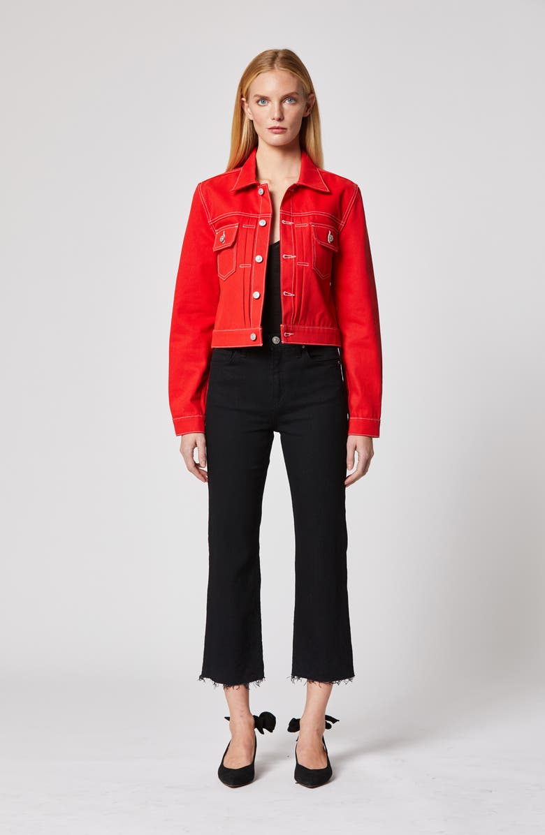 Hudson Jeans Remi High Waist Crop Straight Leg Jeans, Alternate, color, 