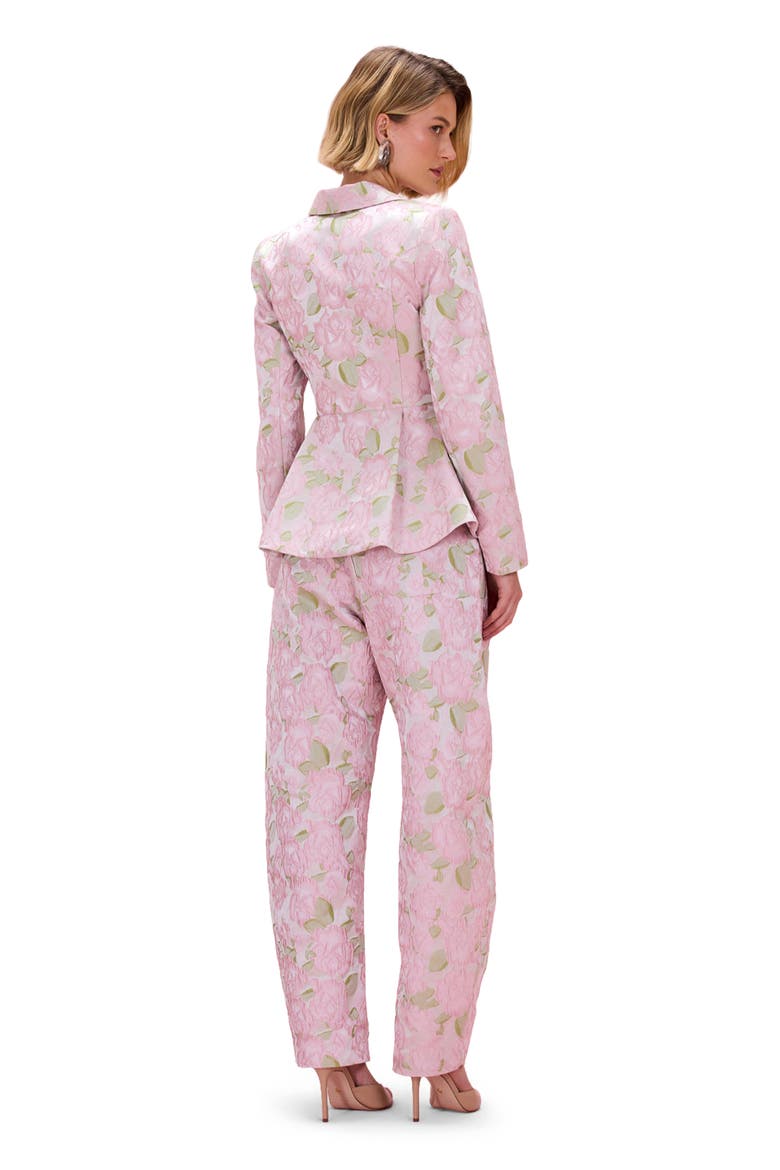 Garden Jacquard Pants, Alternate, color, PINK