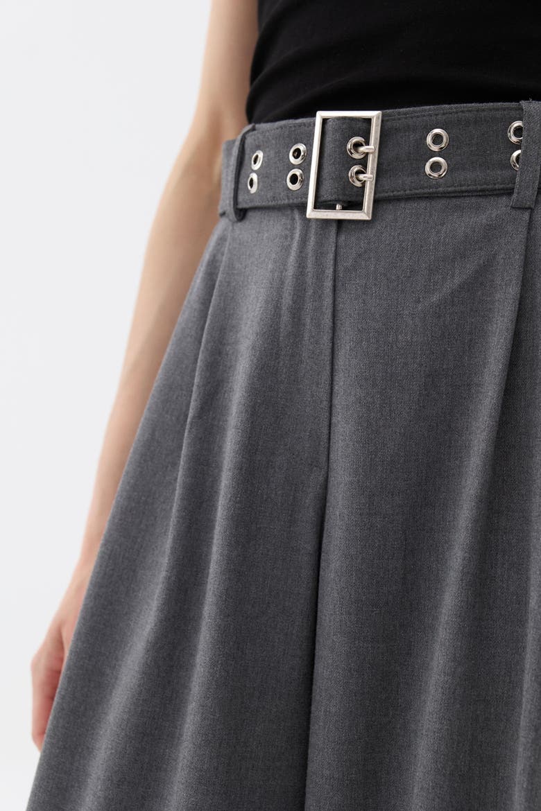 Wide Leg Flowy Pants, Alternate, color, Grey