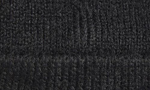 Tasha Cuffed Knit Beanie In Black