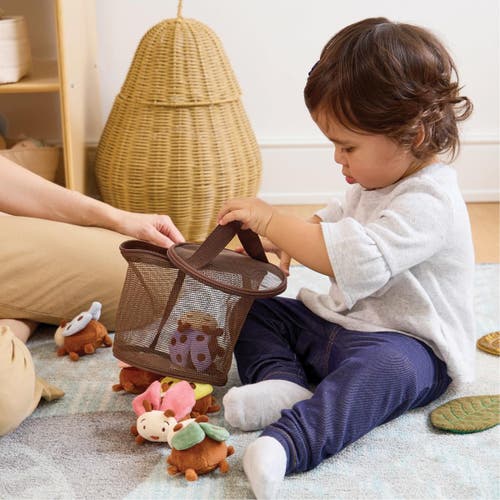 Kaplan Early Learning Company Crinkle And Texture Magnetic Ladybug Set In Multi