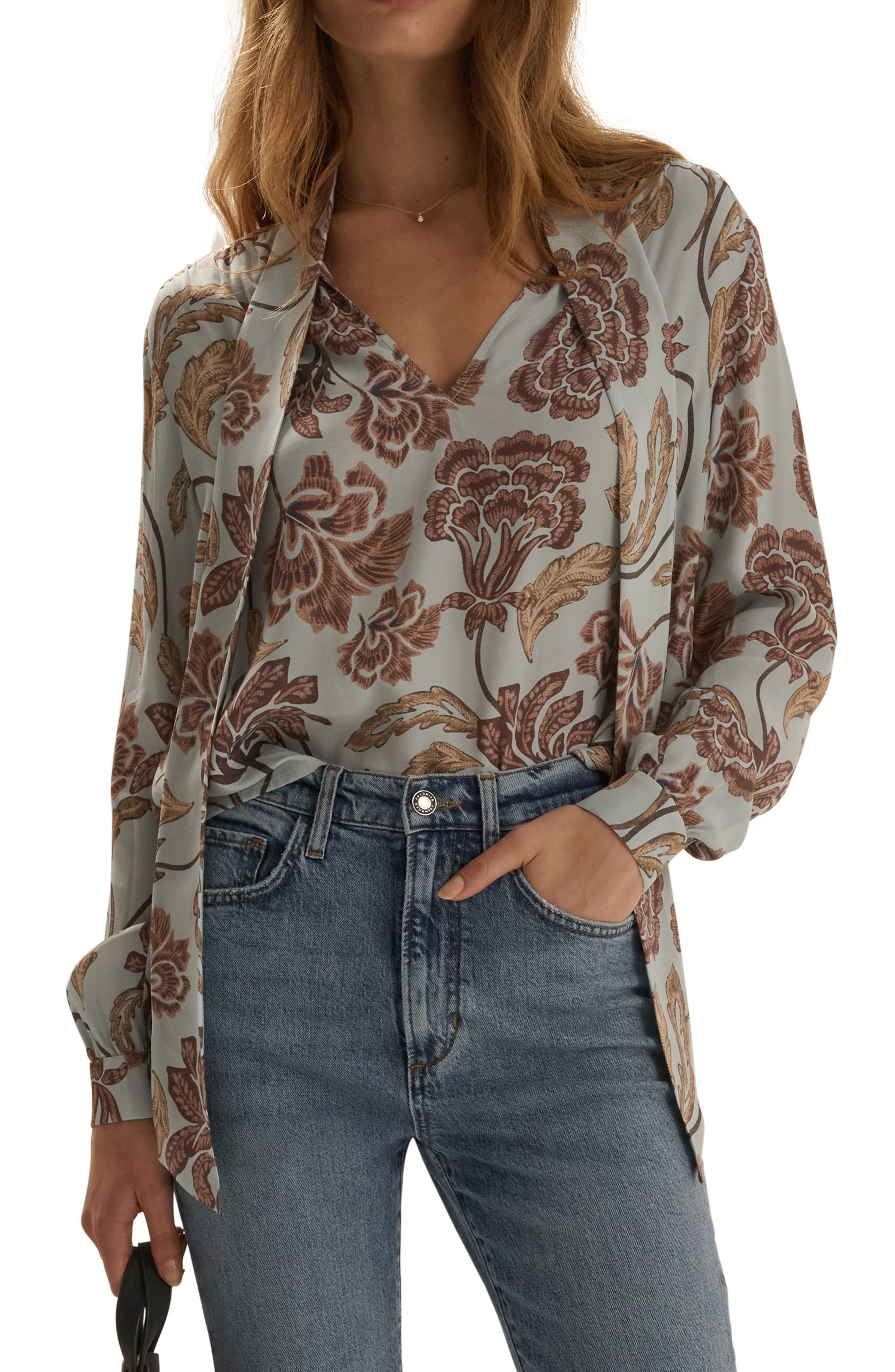 selected SKY PAISLEY FLORAL