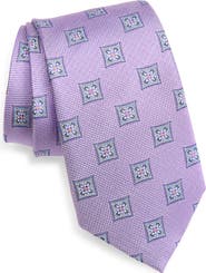 Nordstrom Check Jacquard Silk Tie