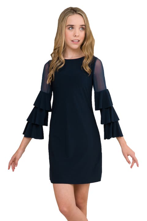 Tiered Sleeeve Dress (Big Kid)