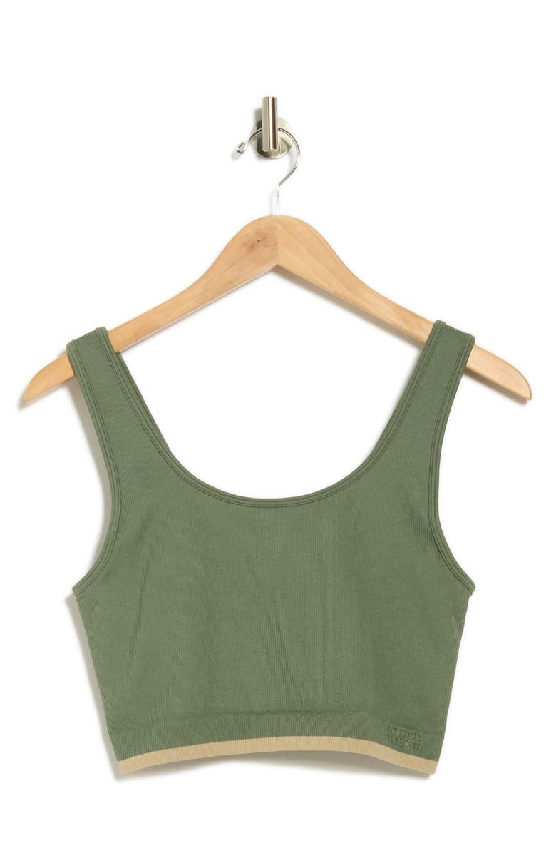 Spiritual Gangster Love Longline Sports Bra, Alternate, color, Agave