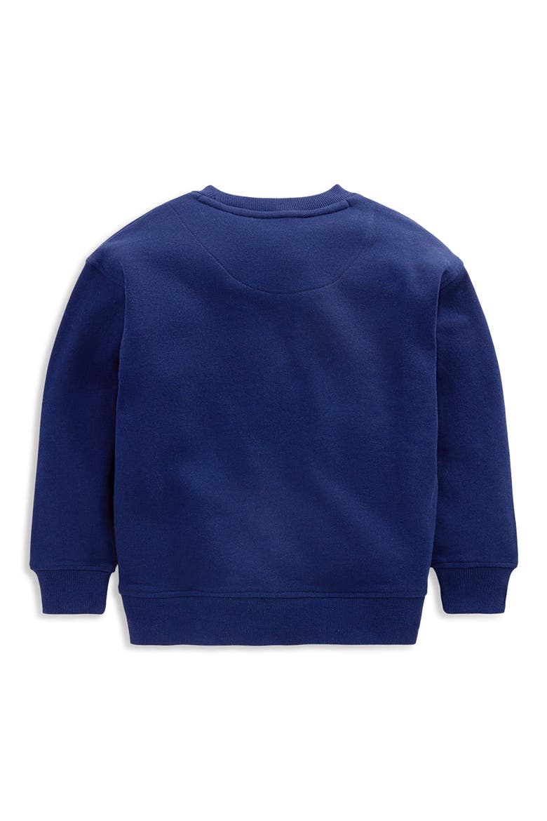 Kids' Bobbie Appliqué Sweatshirt, Alternate, color, NAVY BIRD PLACEMENT