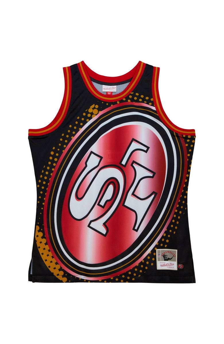 Mitchell & Ness Men's Mitchell & Ness Black San Francisco 49ers Big Face 7.0 Fashion Tank Top, Alternate, color, Black