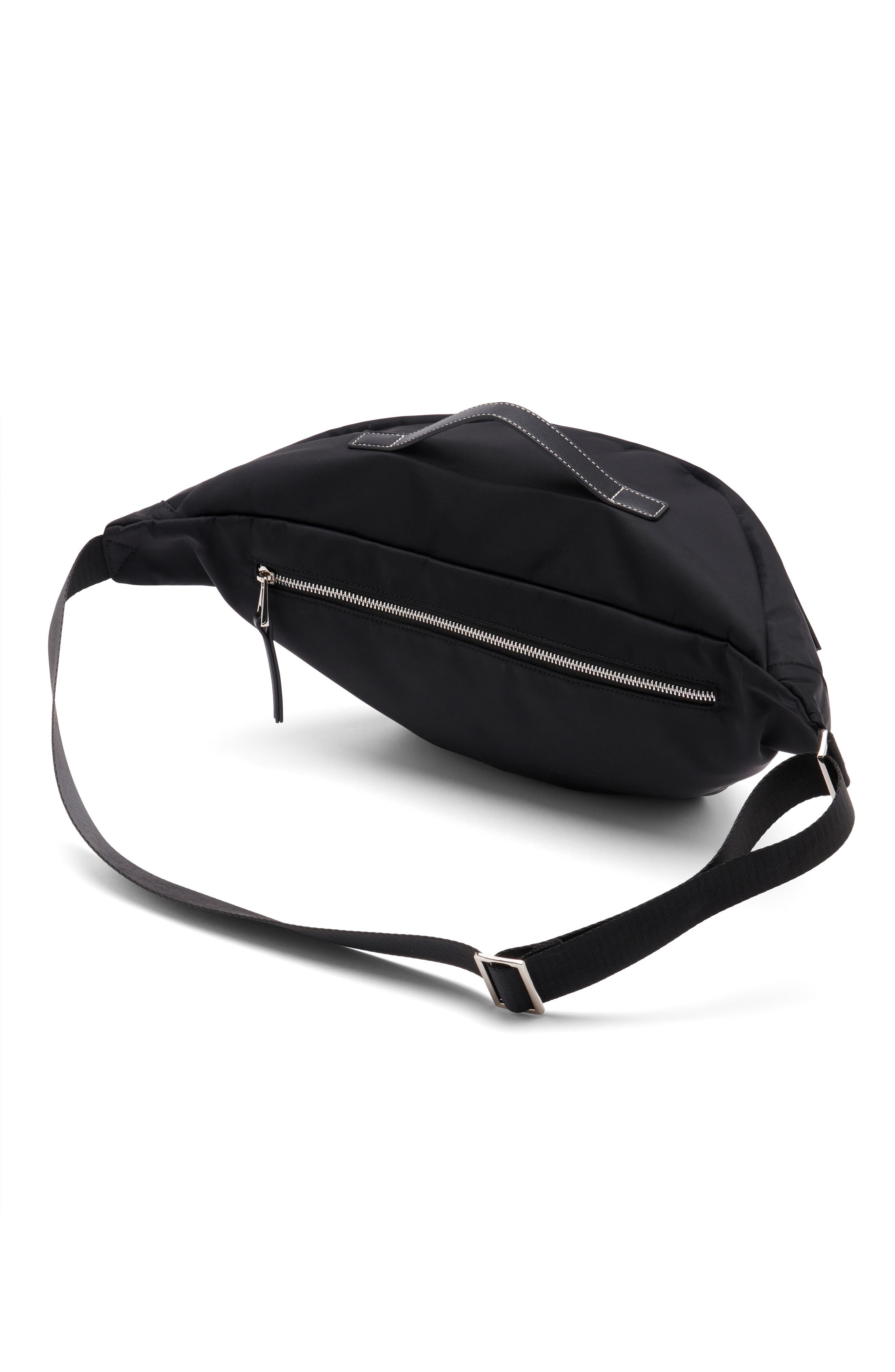 Portier On-The-Go Nylon Bag, Alternate, color, Black