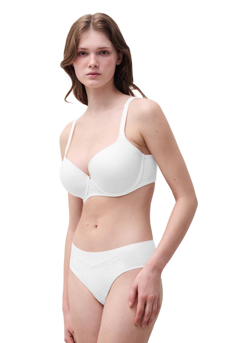 Norah Sweetheart Underwire T-Shirt Bra, Alternate, color, WHITE