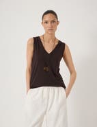 Hush Lio Linen V-Neck Vest