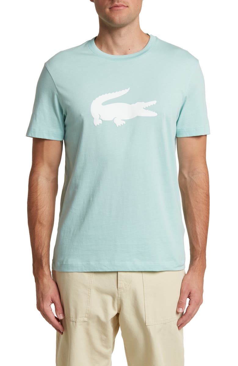 Lacoste Logo Cotton T-Shirt, Main, color,
