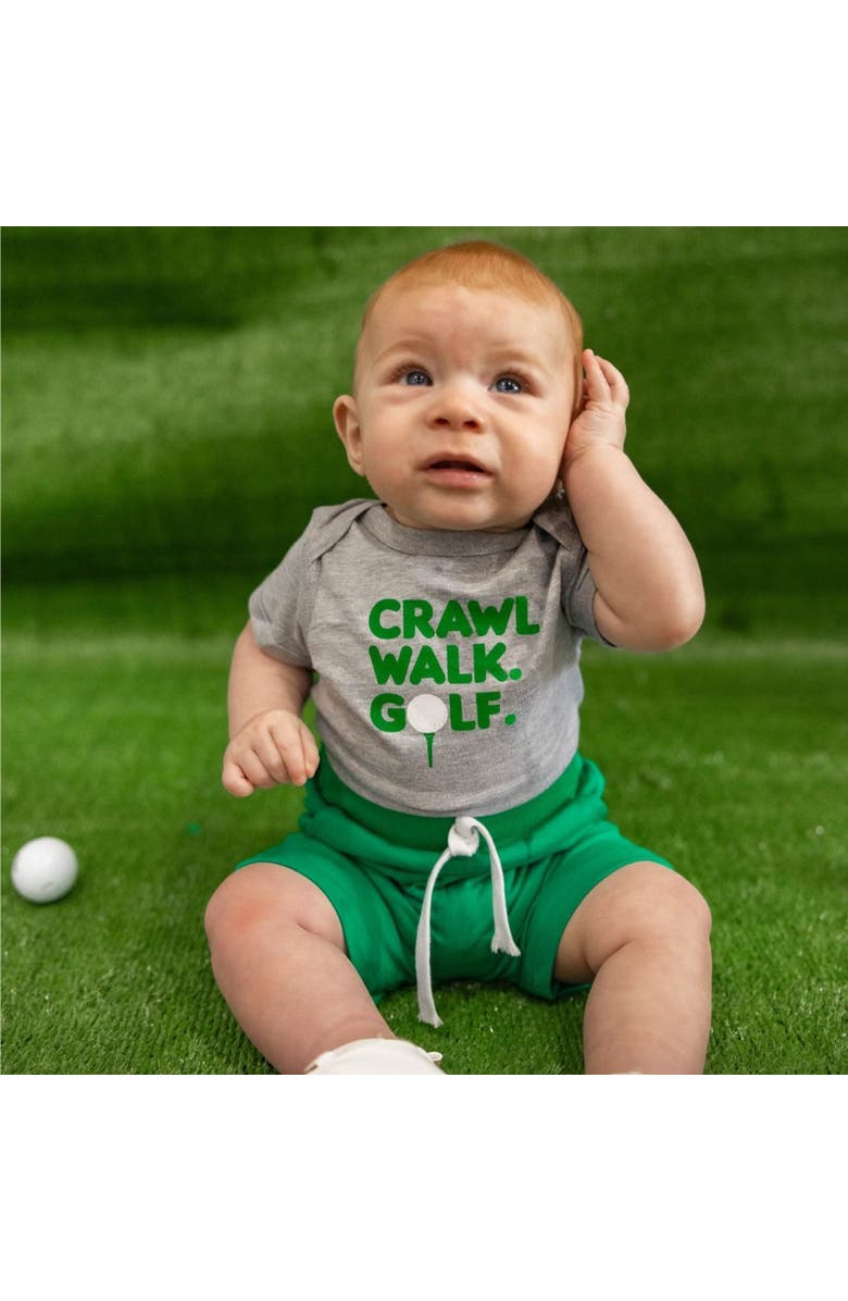 Sweet Wink Crawl, Walk, Golf Short Sleeve Bodysuit, Alternate, color,