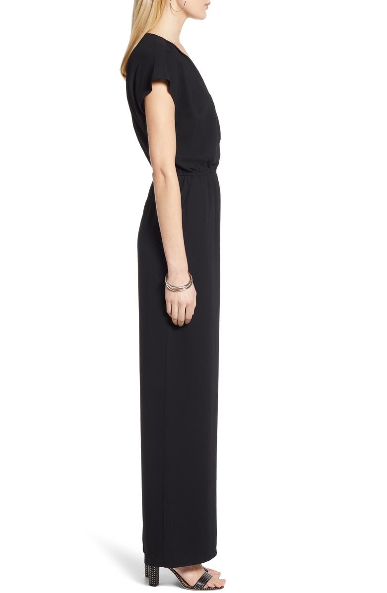 Halogen<sup>®</sup> Faux Wrap Jumpsuit, Alternate, color, 