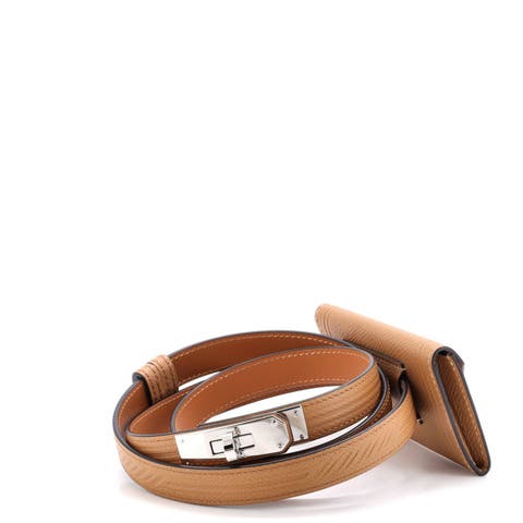Quadrige Kelly Pocket Belt Leather Thin