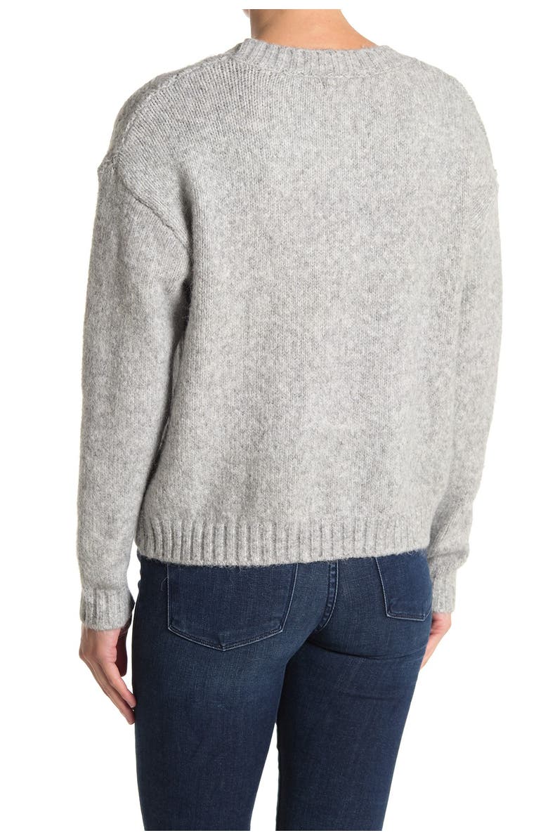 MAX STUDIO Cable Knit Sweater, Alternate, color,