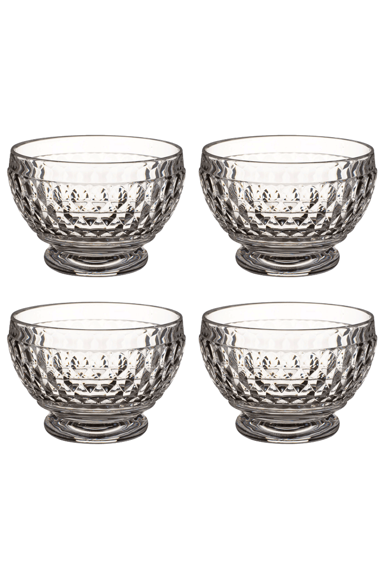 Boston Set of 4 Individual Bowl, Main, color, clear