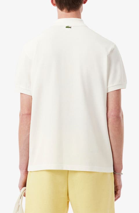 Classic Fit Stencil Logo Cottion Polo