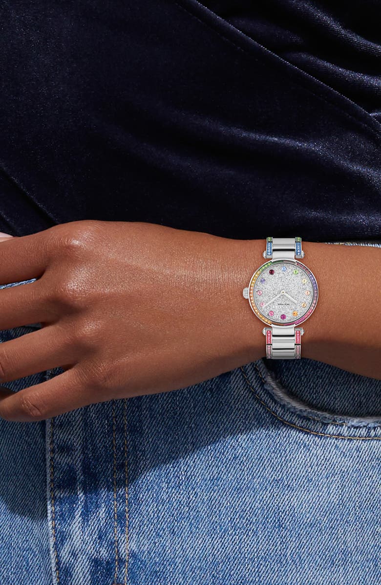 COACH Cary Crystal Bracelet Watch, 34mm, Alternate, color, 