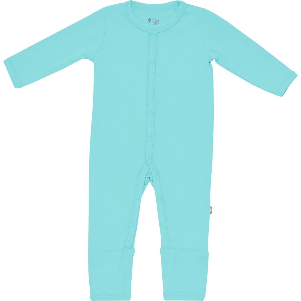 Kyte Baby Robin Snap Romper In Blue