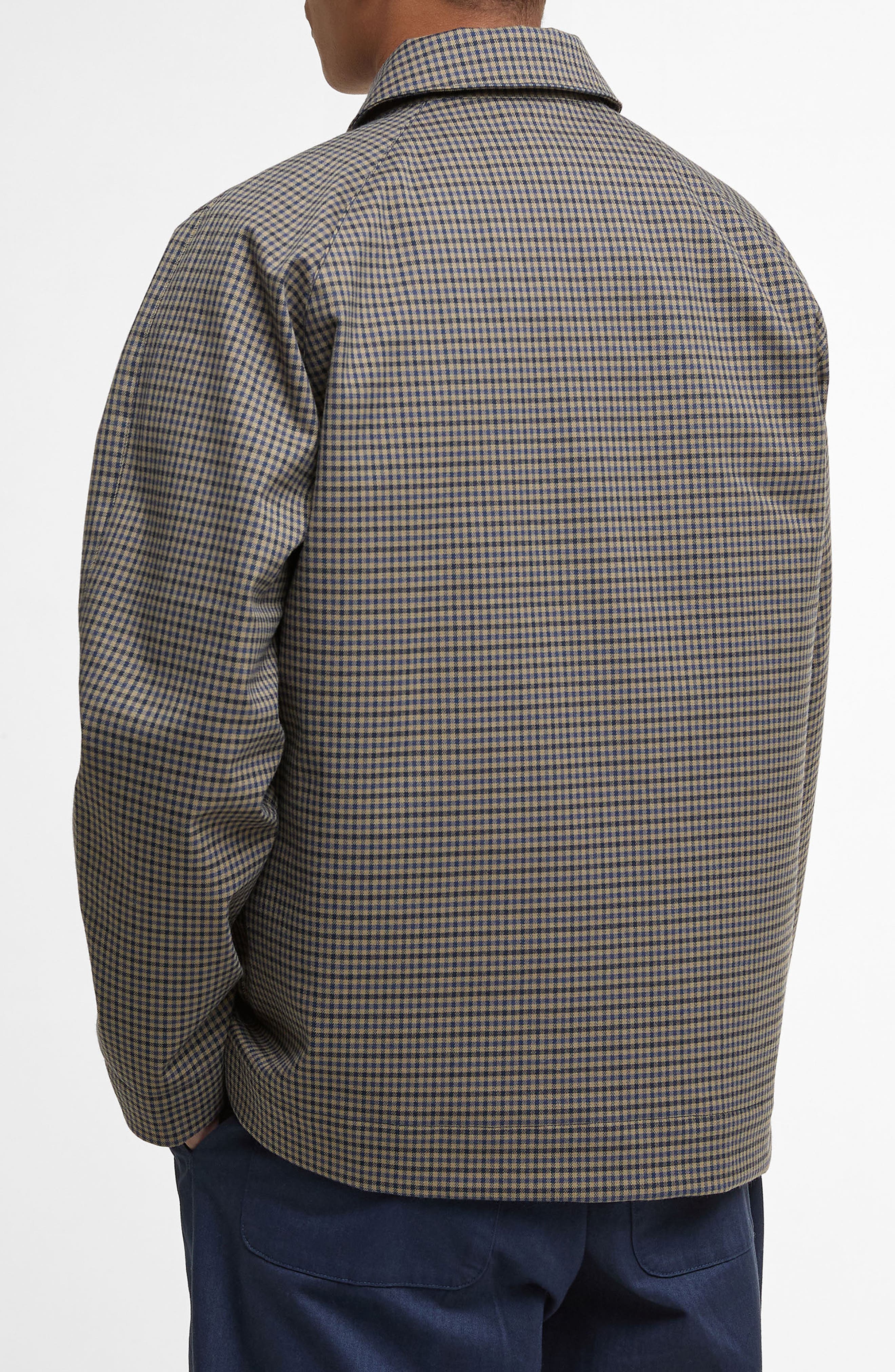 Barbour Loden Waterproof Short Check Twill Jacket — фото 2