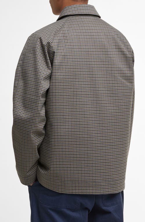 Barbour Loden Waterproof Short Check Twill Jacket In Multi