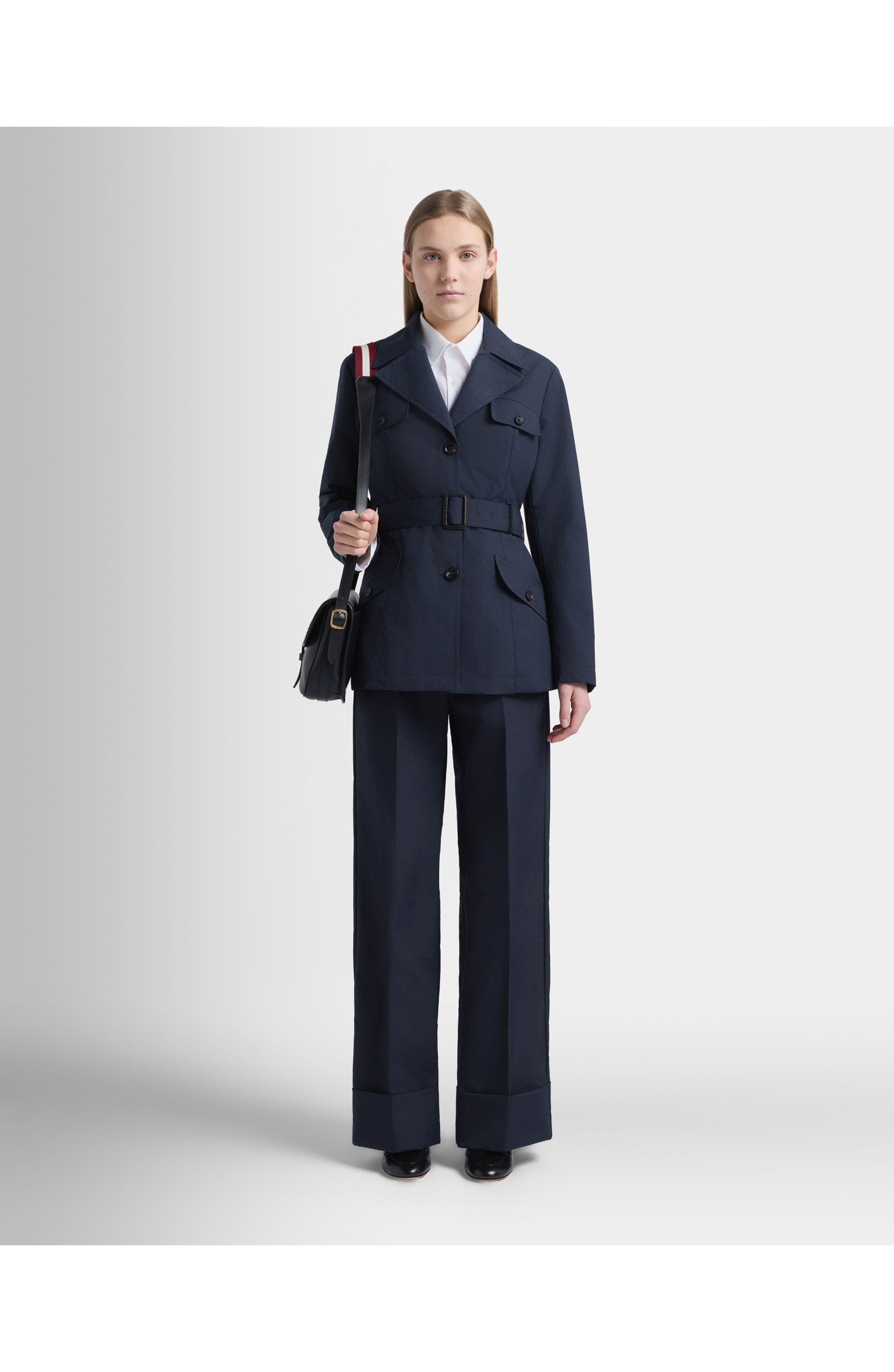 Belted Jacket in Nylon - image 2
