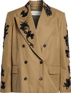 Dries Van Noten Oversize Embroidered Blazer