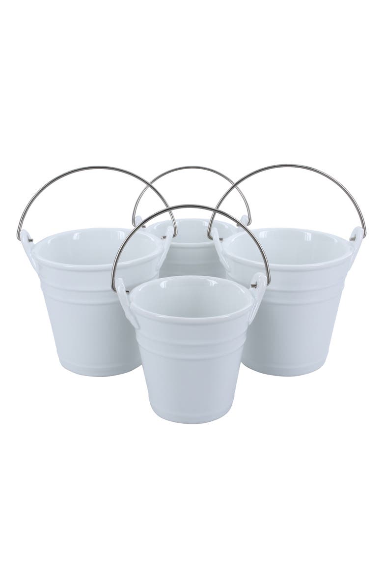 BIA Cordon Bleu 4-Piece Assorted Pail Set, Main, color, White