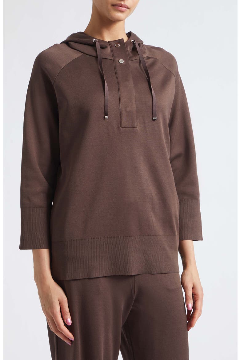 Cotton Jersey Hooded Pullover, Alternate, color, 8800 CHOCOLATE