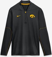 Nike Men's Nike Black Iowa Hawkeyes 2026 Sideline Midweight Half-Zip Dri-FIT Pullover