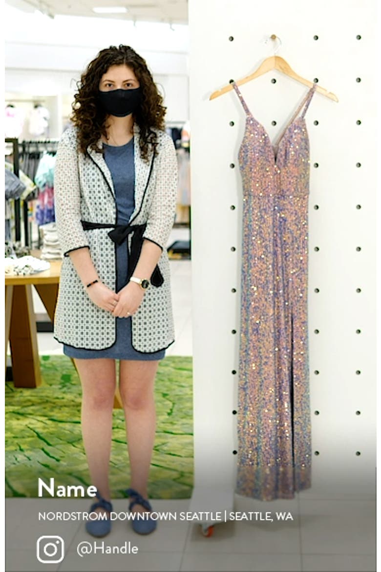 Sequin Embellished Gown video